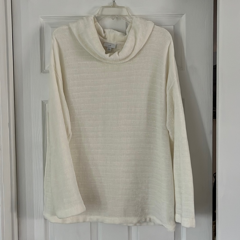 J.Jill Plush Cowl Neck Sweater L